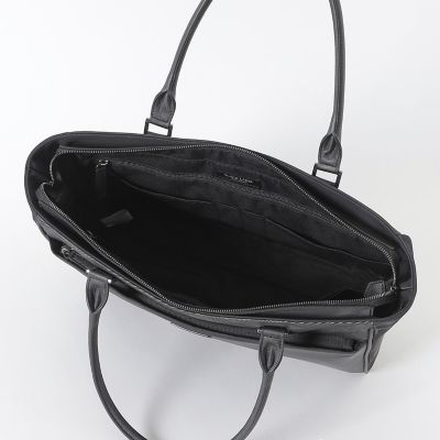 ナイロンコンビカルゼシャドークレストブリッジチェックビジネストート
