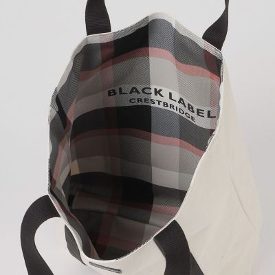 クレストブリッジチェックリバーシブルトート | BLACK LABEL 