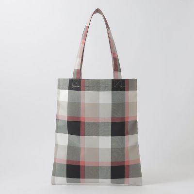クレストブリッジチェックブリティッシュグラフィックトート | BLACK