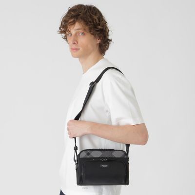 ナイロンコンビカルゼシャドークレストブリッジチェックビジネス