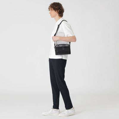 BRACK LABEL クレストブリッジ　ショルダーバッグ ナイロンコンビカルゼシャドークレストブリッジチェックビジネス