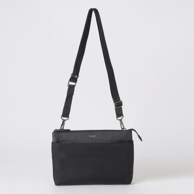 LIMONTAシャドークレストブリッジチェックビジネスショルダー