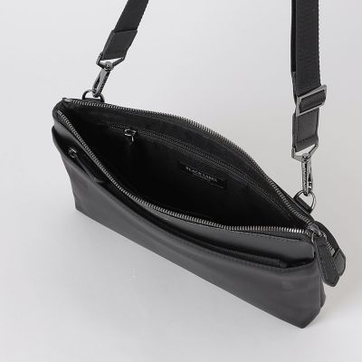 LIMONTAシャドークレストブリッジチェックビジネスショルダー
