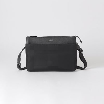 LIMONTAシャドークレストブリッジチェックビジネスショルダー