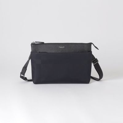 LIMONTAシャドークレストブリッジチェックビジネスショルダー