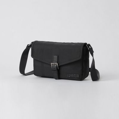 シャドークレストブリッジチェックメッセンジャーショルダー | BLACK