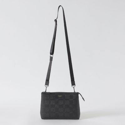 エンボスチェックスクウェアサコッシュ | BLACK LABEL CRESTBRIDGE 