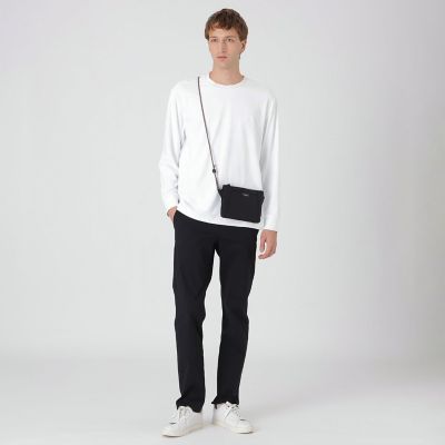 クレストブリッジチェックドローコードサコッシュ | BLACK LABEL