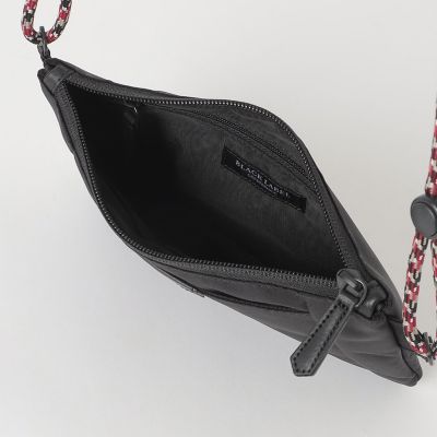 クレストブリッジチェックドローコードサコッシュ | BLACK LABEL