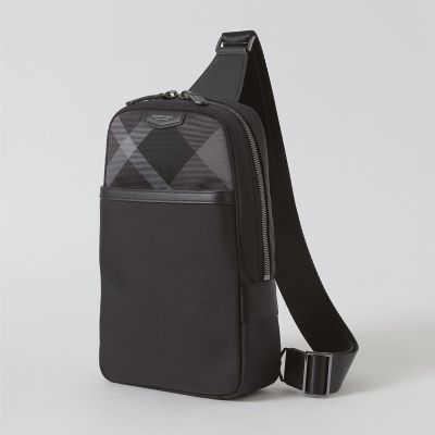 ＜BLACK LABEL CRESTBRIDGE (Men)＞ライトウェイトコーデュラバリスティックスマートボディバック