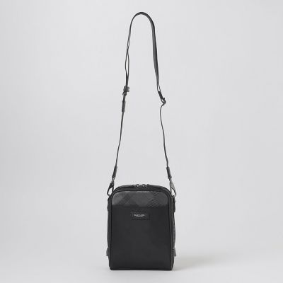 【美品】BLACK LABEL CRESTBRIDGE ボディーバッグ BLUE LABEL / BLACK LABEL CRESTBRIDGE｜ナイロンコンビカルゼシャドー