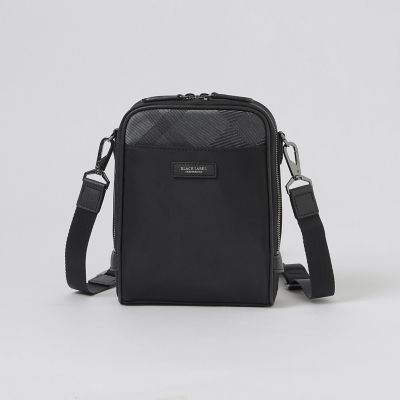 ナイロンコンビカルゼシャドークレストブリッジチェックビジネスミニ