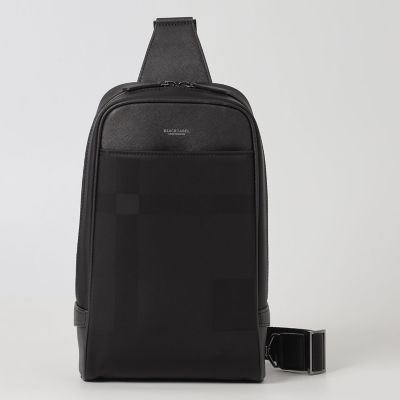 LIMONTAシャドークレストブリッジチェックビジネスボディバッグ