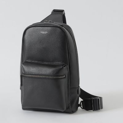 シュリンクレザーボディバッグ | BLACK LABEL CRESTBRIDGE (Men