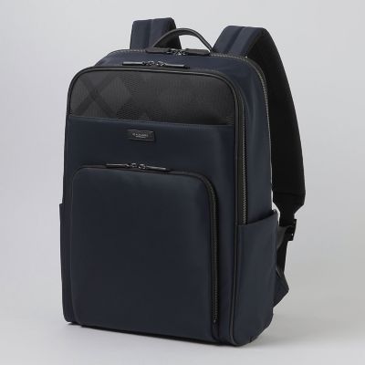 ブラックレーベルクレストブリッジ ビジネスバッグ.リュック.3WAY★内チェック ナイロンコンビカルゼシャドークレストブリッジチェックビジネスバック
