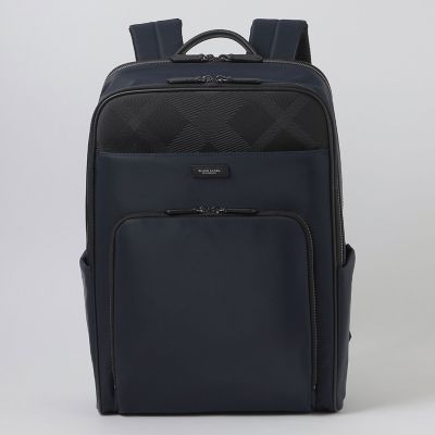 ナイロンコンビカルゼシャドークレストブリッジチェックビジネスバック