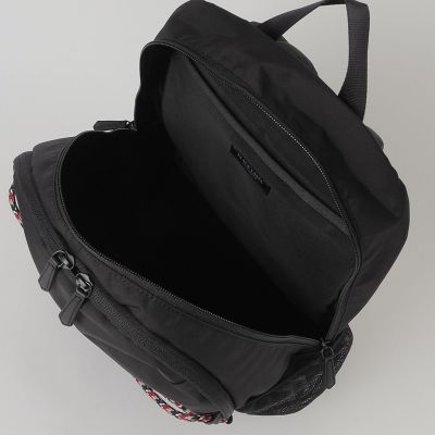 クレストブリッジチェックドローコードバッグパック | BLACK LABEL