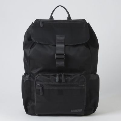 値下げしました❗️BLACK LABEL CRESTBRIDGE リュック BLACK of BLACKs フラップバックパック | BLACK LABEL