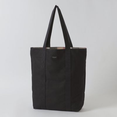 一部店舗限定】クレストブリッジチェックリバーシブルトート | BLACK 
