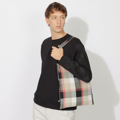 WEB・一部店舗限定】クレストブリッジチェックラビットニットバッグ