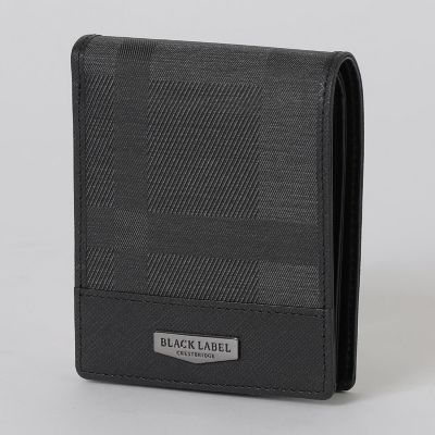 ＜BLACK LABEL CRESTBRIDGE (Men)＞【一部店舗限定】シャドークレストブリッジチェックコインウォレット