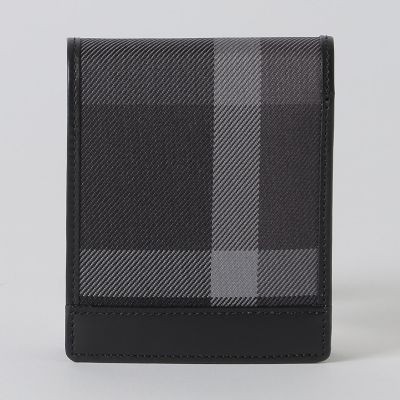 トーナルクレストブリッジチェックコインウォレット | BLACK LABEL