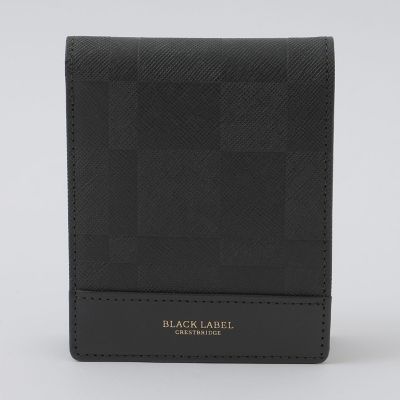 エンボスチェックパスウォレット | BLACK LABEL CRESTBRIDGE (Men
