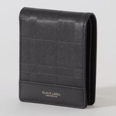 エンボスチェックパスウォレット | BLACK LABEL CRESTBRIDGE (Men