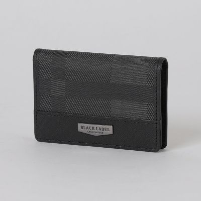 ＜BLACK LABEL CRESTBRIDGE (Men)＞【一部店舗限定】シャドークレストブリッジチェックカードケース