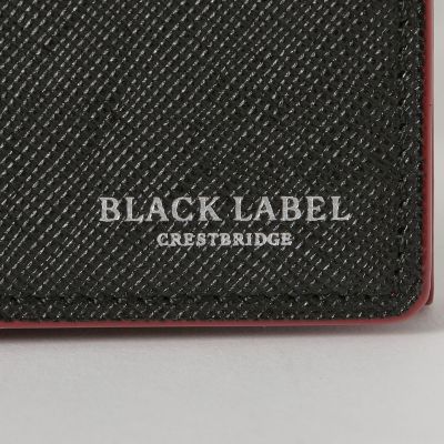 バイカラークレストブリッジチェックカードケース | BLACK LABEL