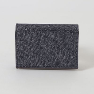 バイカラークレストブリッジチェックカードケース | BLACK LABEL
