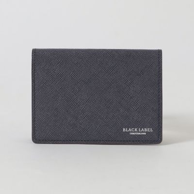 バイカラークレストブリッジチェックカードケース | BLACK LABEL