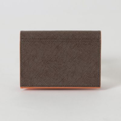 バイカラークレストブリッジチェックカードケース | BLACK LABEL