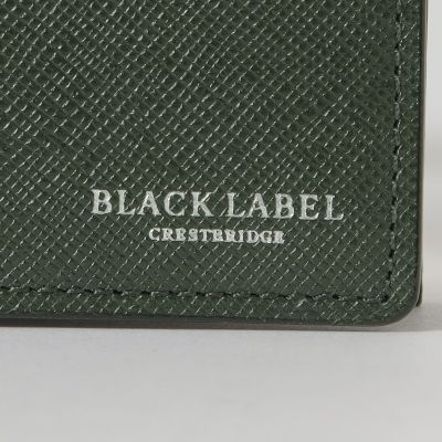 バイカラークレストブリッジチェックカードケース | BLACK LABEL