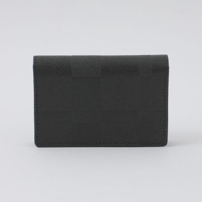 エンボスチェックカードケース | BLACK LABEL CRESTBRIDGE (Men