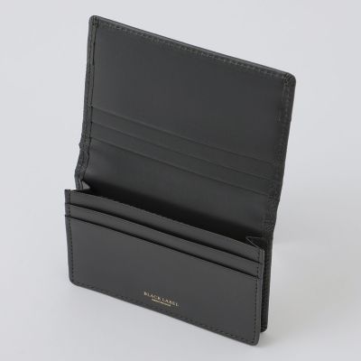 エンボスチェックカードケース | BLACK LABEL CRESTBRIDGE (Men