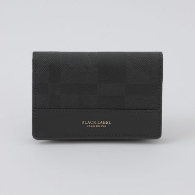 エンボスチェックカードケース | BLACK LABEL CRESTBRIDGE (Men