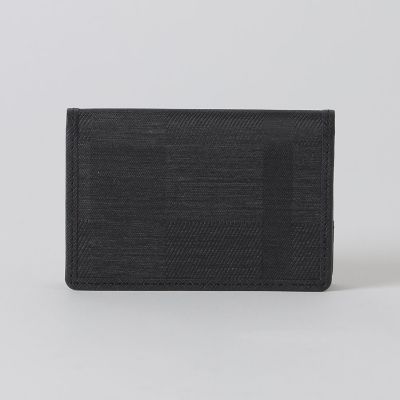 一部店舗限定】シャドークレストブリッジチェックカードケース | BLACK