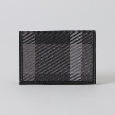 トーナルクレストブリッジチェックカードケース | BLACK LABEL