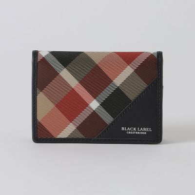 一部店舗限定】クレストブリッジチェックカードケース | BLACK LABEL