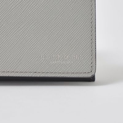 バイカラークレストブリッジチェックカードケース | BLACK LABEL