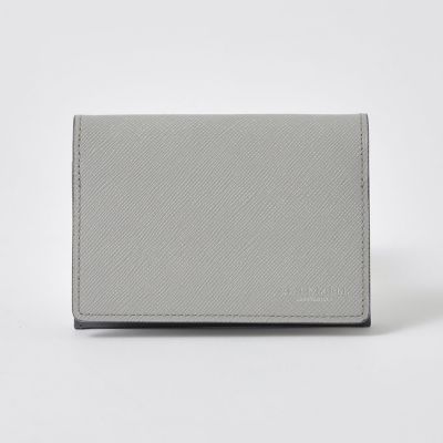 バイカラークレストブリッジチェックカードケース | BLACK LABEL