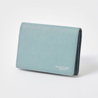 バイカラークレストブリッジチェックカードケース | BLACK LABEL