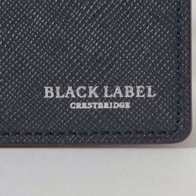 バイカラークレストブリッジチェックカードケース | BLACK LABEL
