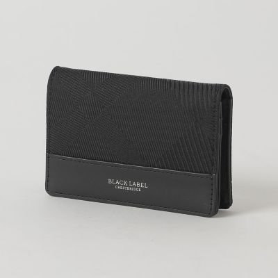 カルゼシャドークレストブリッジチェックカードケース | BLACK LABEL