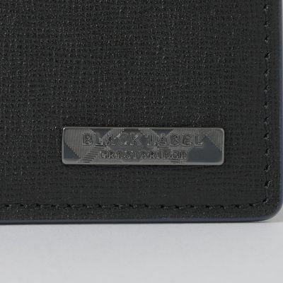バイカラークレストブリッジチェックカードケース | BLACK LABEL