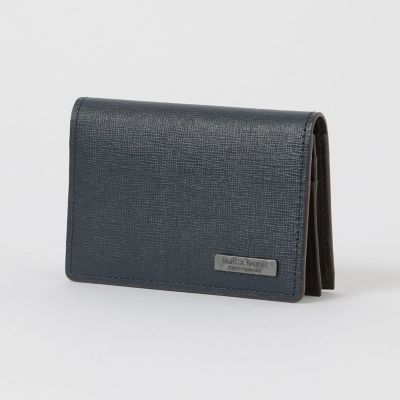 バイカラークレストブリッジチェックカードケース | BLACK LABEL