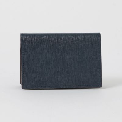 バイカラークレストブリッジチェックカードケース | BLACK LABEL
