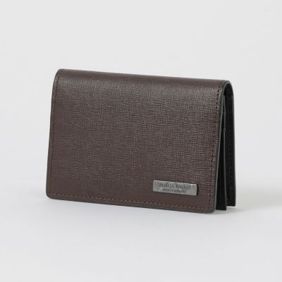 バイカラークレストブリッジチェックカードケース | BLACK LABEL