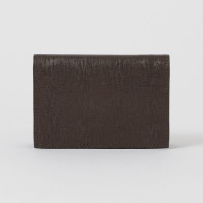 バイカラークレストブリッジチェックカードケース | BLACK LABEL